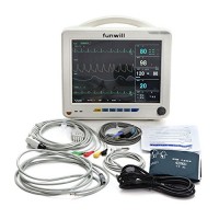 Funwill 12-inch 6-Parameter Patient Monitor White (Shipping from USA) - B074QLMV77